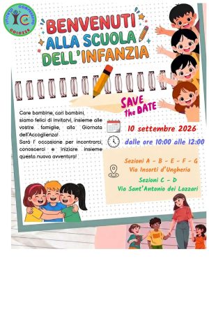 Locandina Accoglienza Infanzia