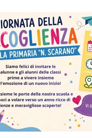 Locandina accoglienza Primaria